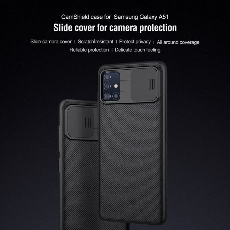 Etui do Samsung Galaxy A51 Biznes Nillkin Z Tylną Osłoną Obiektywu