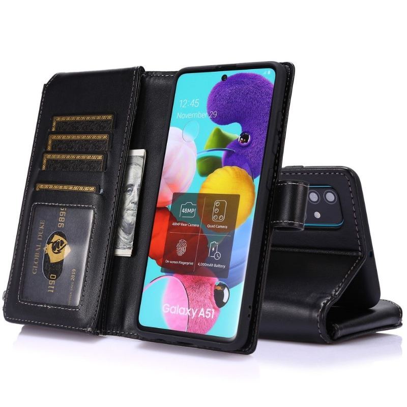 Etui Folio do Samsung Galaxy A51 Wieloprzedziałowy Uchwyt