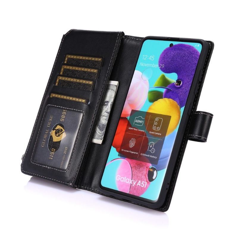 Etui Folio do Samsung Galaxy A51 Wieloprzedziałowy Uchwyt