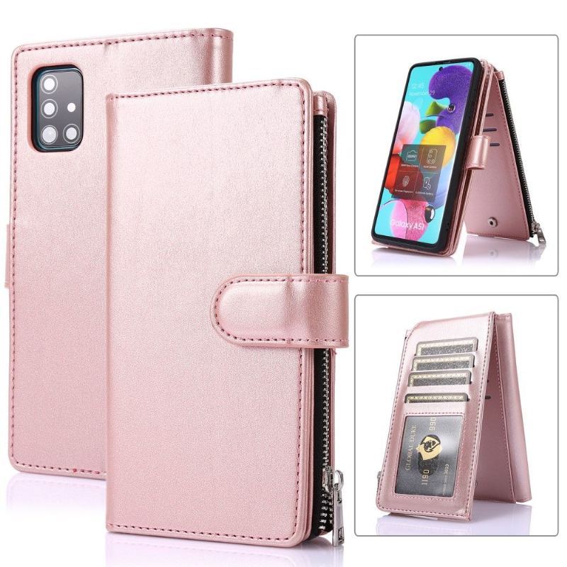 Etui Folio do Samsung Galaxy A51 Wieloprzedziałowy Uchwyt