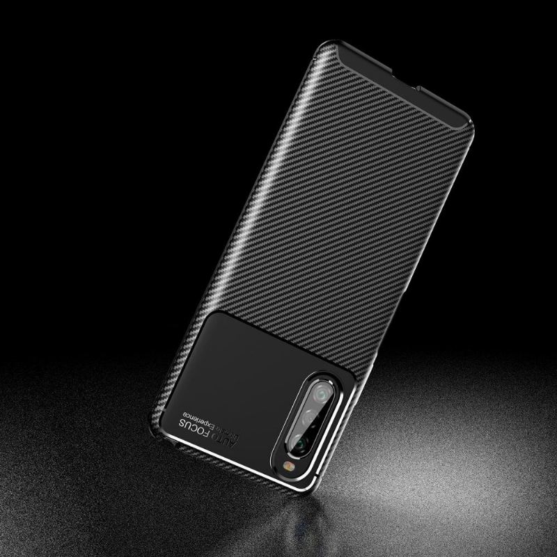 Etui do Sony Xperia 10 II Classic Efekt Włókna Węglowego